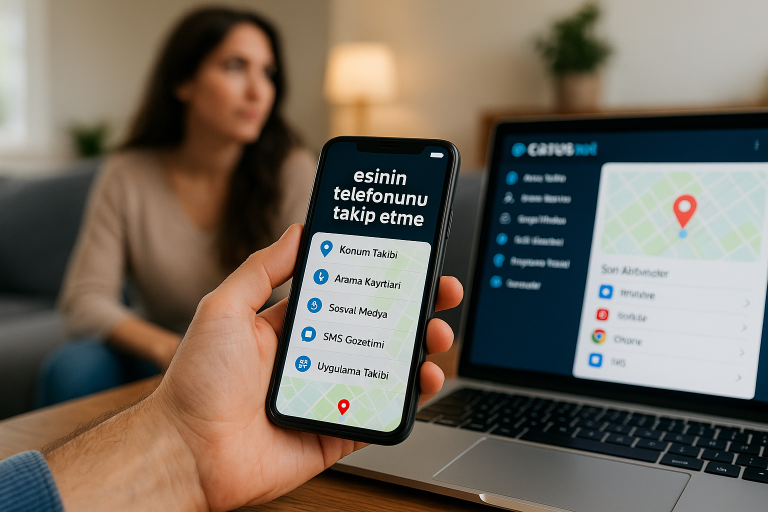 eşinin telefonunu takip etme